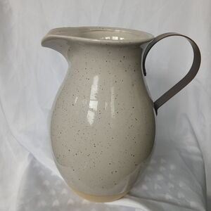 Elegant Cream Ceramic Pitcher